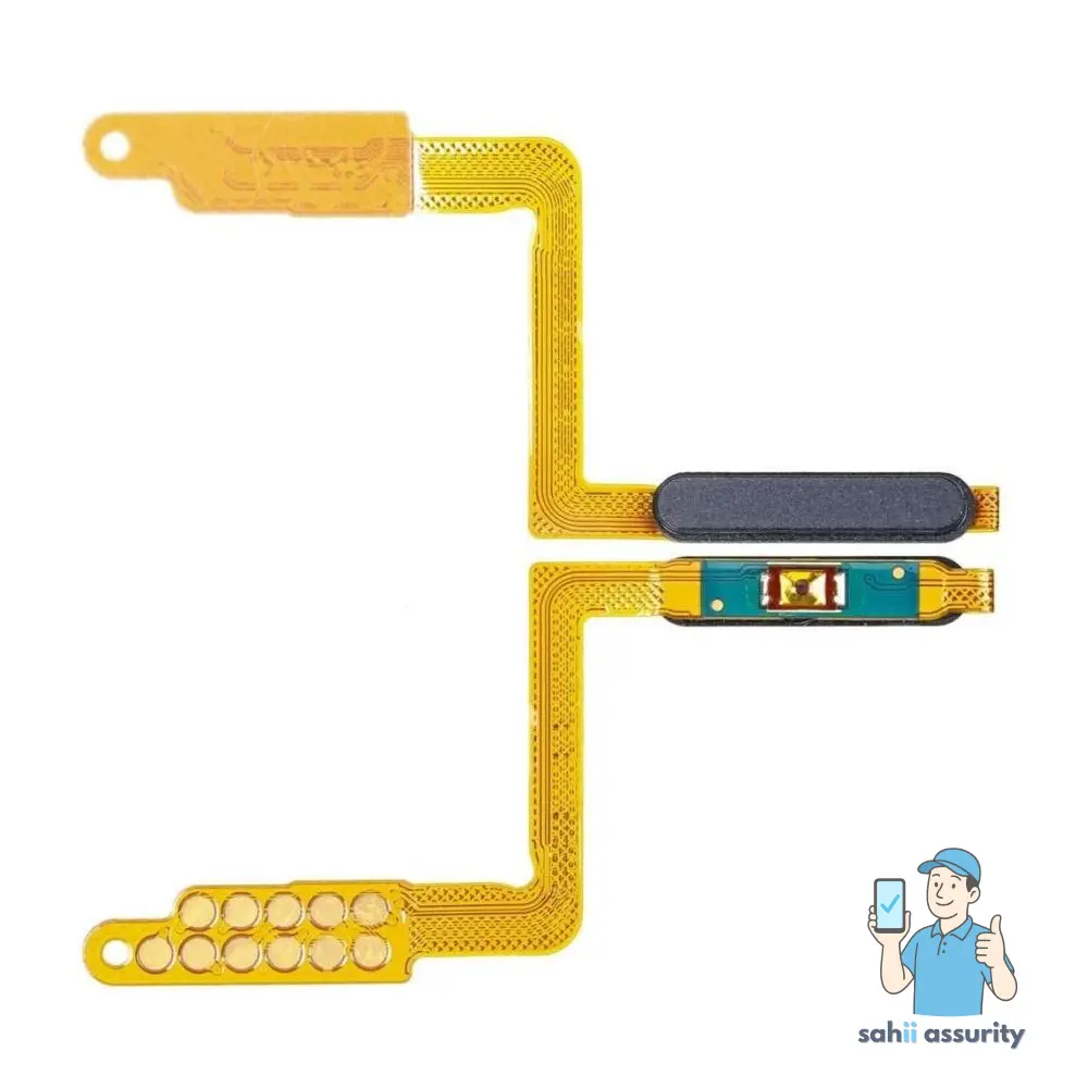 Fingerprint Sensor with Flex Cable for Samsung Galaxy A7 2018 Black